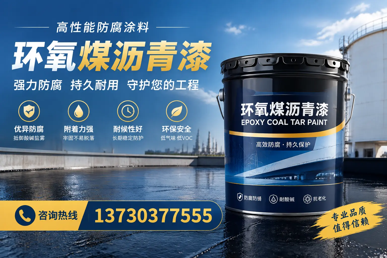环氧煤沥青漆的耐久性分析,适合庐阳的使用场景